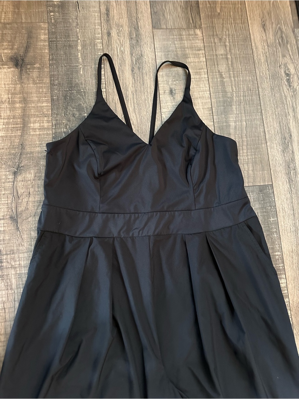 Halara Breezeful Wide Leg Quick Dry Jumpsuit Black XL Regular - Picture 2 of 8